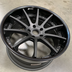 CV01 in Flat Black with Black Anodized Rim and SSR Laser Etching